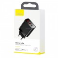 Baseus Mirror Lake adowarka QC USB/USC-C 18W LCD