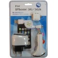 Zestaw adowarek 4w1 iPhone 3G/4G + MICRO USB