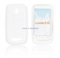 Pokrowiec BACK CASE LUX NOKIA 610 LUMIA wzr S bia