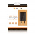 ad.siec USB 1A Forever CZARNA + kabel MICRO 