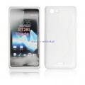 Pokrowiec BACK CASE LUX SONY J ST26i biay  