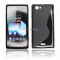 Pokrowiec BACK CASE LUX SONY J ST26i czarny