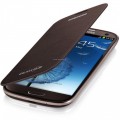 Oryginalny pokrowiec Samsung i9300 Flip Cover BROW