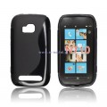 Pokrowiec BACK CASE LUX NOKIA 710 wzr S czarny