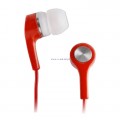 Zestaw HF STEREO muzyczny JACK3,5mm czerwo MP3 MP4