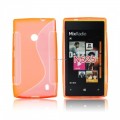 Pokrowiec BACK CASE LUX NOKIA 520 wzr S pomaracz