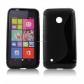 Pokrowiec BACK CASE LUX NOKIA 530 wzr S czarny
