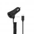 ad samochodowa micro USB + 2XUSB