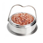 Podstawka pod lutowniec� z czy�cikiem do grot�w 