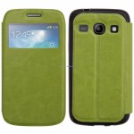 Etui SLIM VIEW Samsung G800 S5 mini zielony