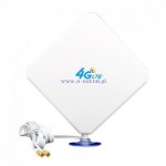 Antena PANELOWA LTE 4G 7dB 2x SMA 3m 
